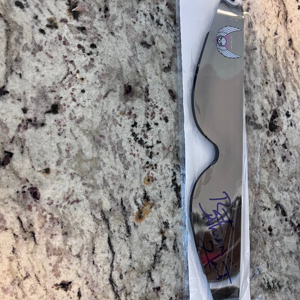 AUTOGRAPHED VINTAGE HITMAN WRAP AROUND SHADES